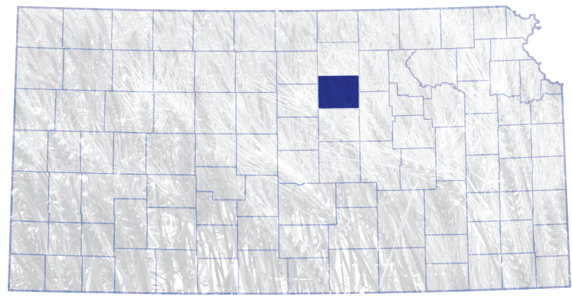 Ottawa County kansas map